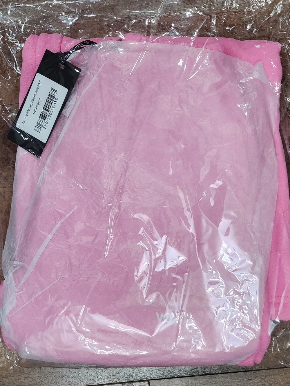 NWT White Fox Vol. 1 Wide Leg Sweatpants, Size XXS - Picture 6 of 8